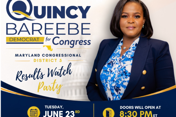 Quincy Bareebe For Congress MD05