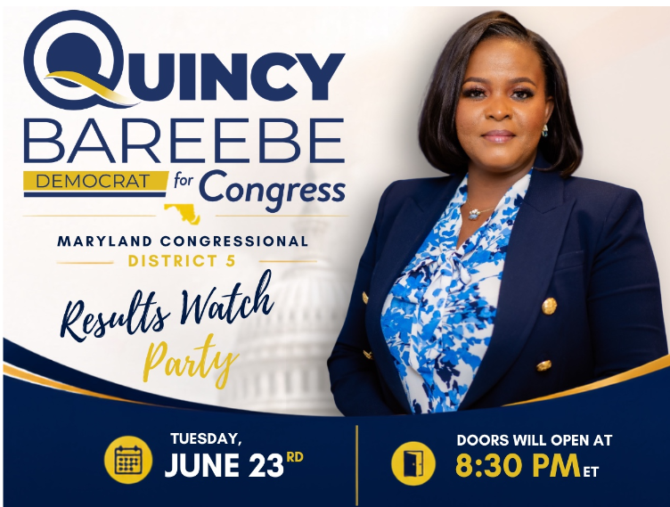 Quincy Bareebe For Congress MD05